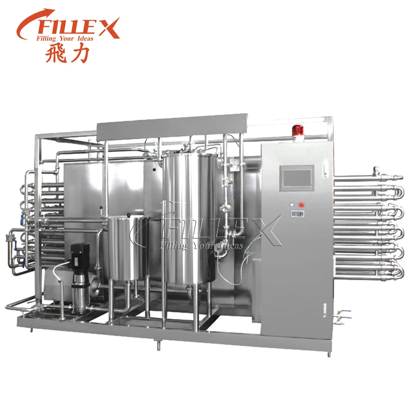 Aseptic Tubular Ultra High Temperature Sterilizer Automatic UHT Sterilizer For Milk Juice beverage filling line