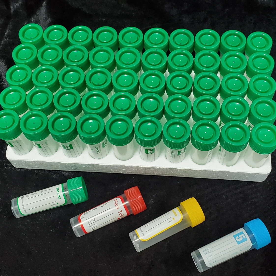 micro vacuum non vacuum edta k2 k3 blood collection tube