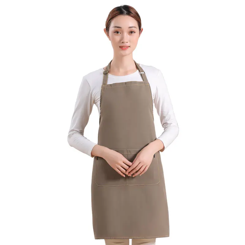 
High quality custom utility promotional men fashion medical disposable factory cheap custom cotton canvas kitchen apron 