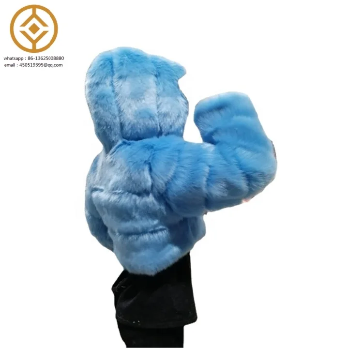 H102804 Winter Clothes For Women Warm Clothing High Quality Cropped Hoodie Fur Jacket Women Faux Fur Coat