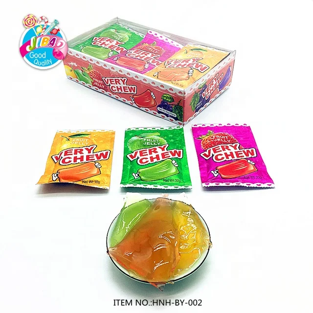 Children Cheap Halal Good Tasty Sweet Fruity Flavor Very Chew Fruit Jelly Candy