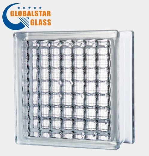 Popular 190*190*80mm Hollow Glass Blocks aluminum glass louver windows