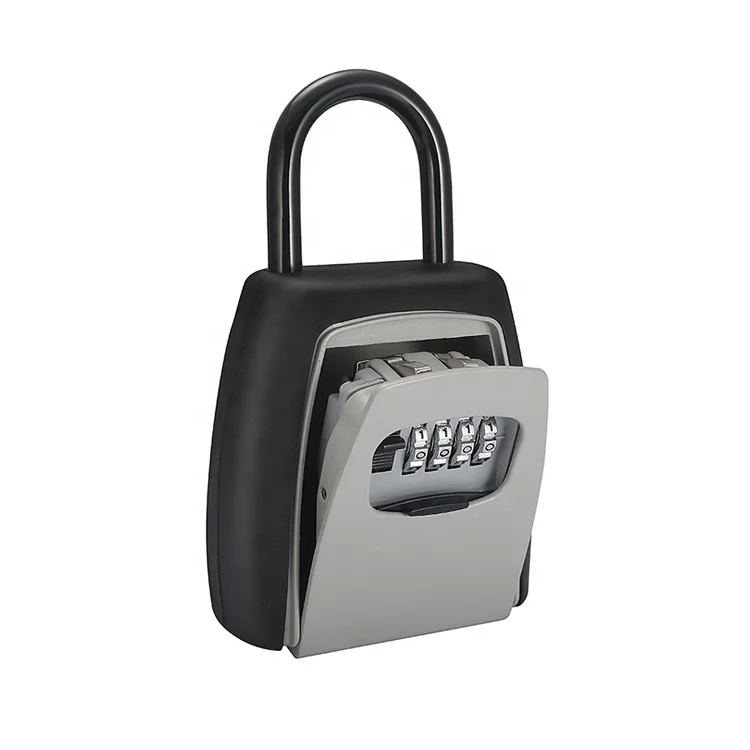 Outdoor Keyless Storage Password Portable Safe Key Box digital Combination key lock box