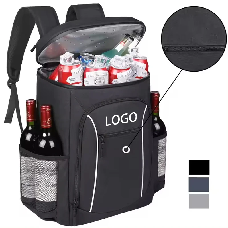 Custom Premium PEVA Golf Wine Beer Large Cooler Bag Outdoor Picnic Beach Camping Hiking Trips Insulated Cooler Backpack