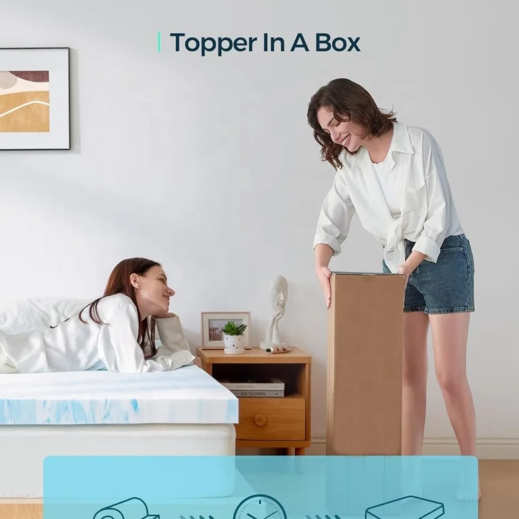 King-Size Foam Mattress Protector High Quality Mattress Cover for Enhanced Comfort