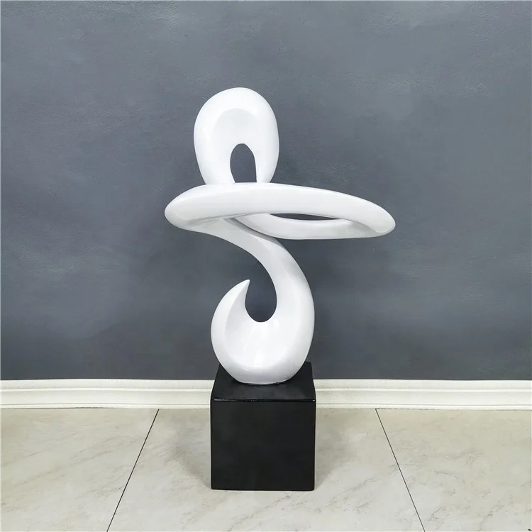 luxury decoration home resin abstract sculpture art customized color for indoor home decor