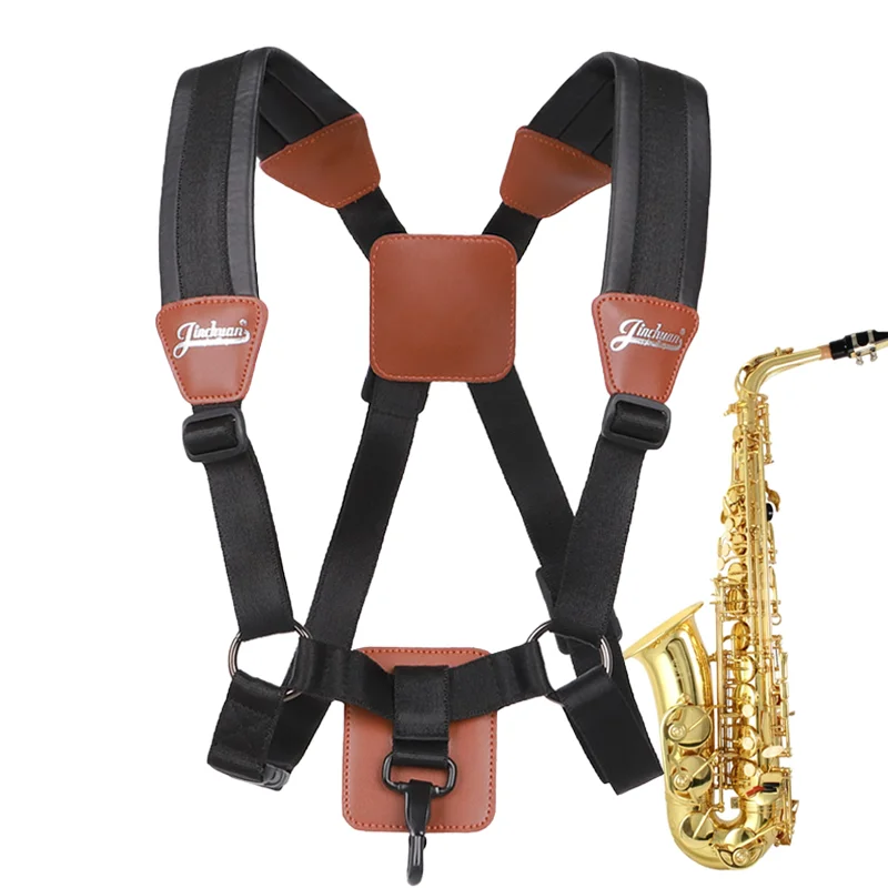 Adjustable Tenor Saxophone Strap with Thick Padding Neck Shoulder Accessories for saxophone