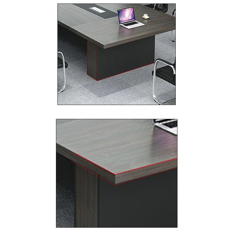 Simple Modern Office Meeting Training Table and Chair Combination Workbench Room Bar