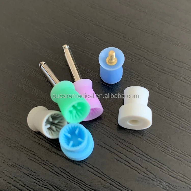 Одноразовая латексная силиконовая ребристая и перепончатая защелка, простая Стоматологическая профилактическая полировальная чашка