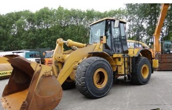 Недорогой фронтальный погрузчик Caterpillar 966h, б/у погрузчик cat 966H, низкая цена, Шанхай, Китай