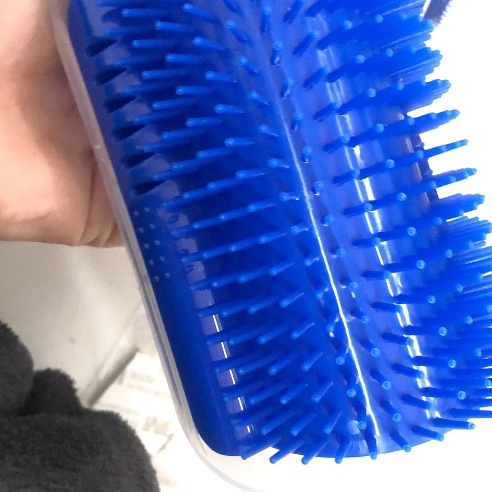 Grooming Tool Hair Removal Massage Comb Interactive Toys wall mounted pet cat wall scratcher