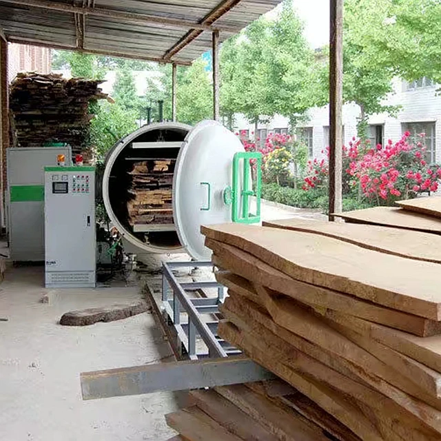 SAGA High Vacuum Dryer Oven Wood Drying Machine Wooden Dry Large Pieces in a Kiln HFVD120-SA