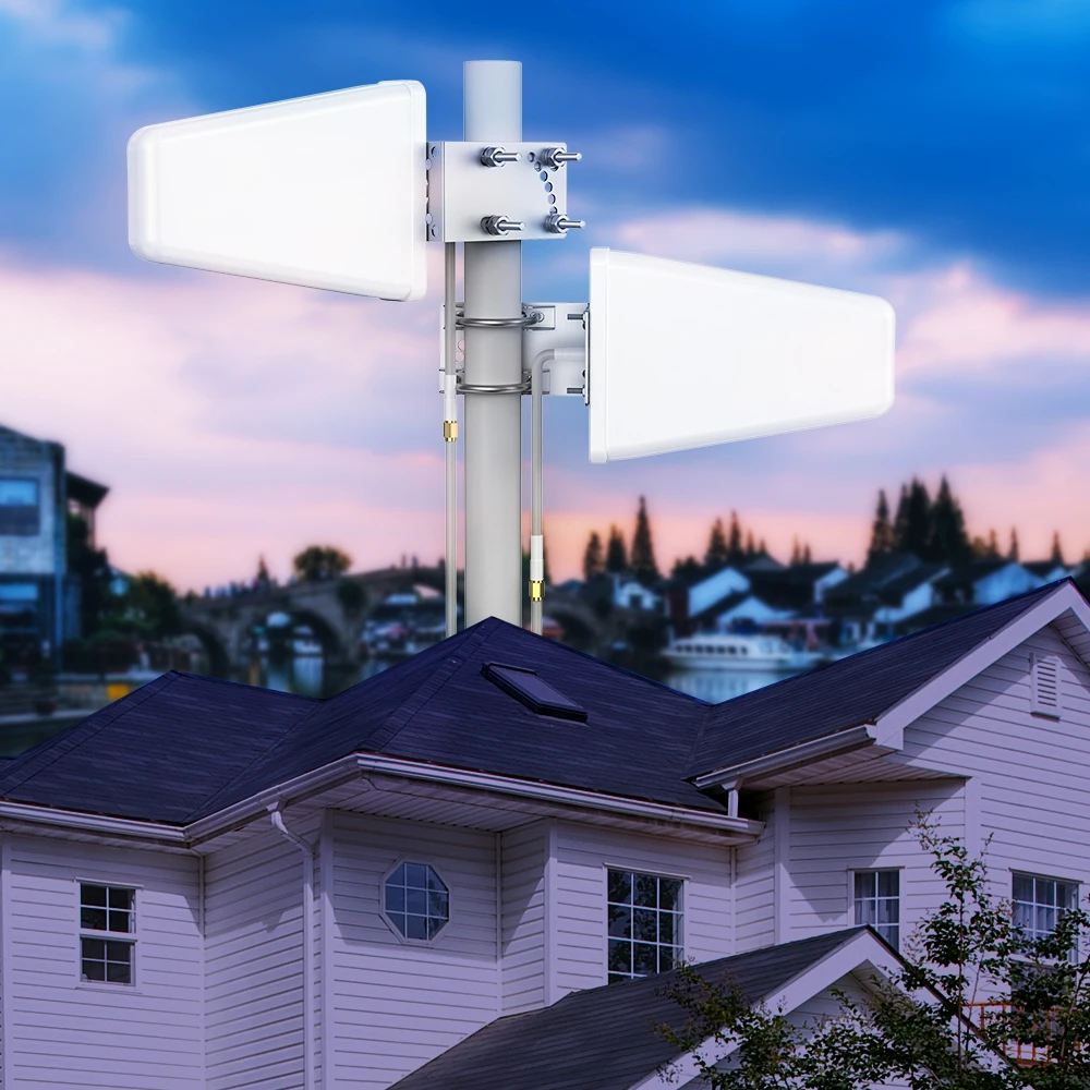 Усилитель сигнала 4g 1710-2700 МГц наружный внешний 12dbi lte Omni Log периодическая Широкополосная Антенна