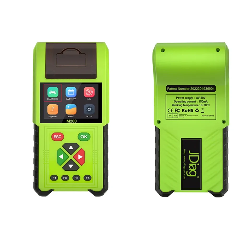 Motorcycle Scanner JDiag M200 OBD2 Clear fault codes Motorcycle Diagnostic Tool For Kawasaki Yamaha Suzuki KTM HONDA Etc Motor