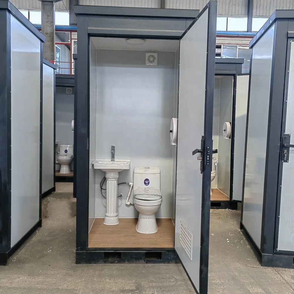 Готовые подвижные общественные передвижные модульные туалеты, уличная кабина, Туалет