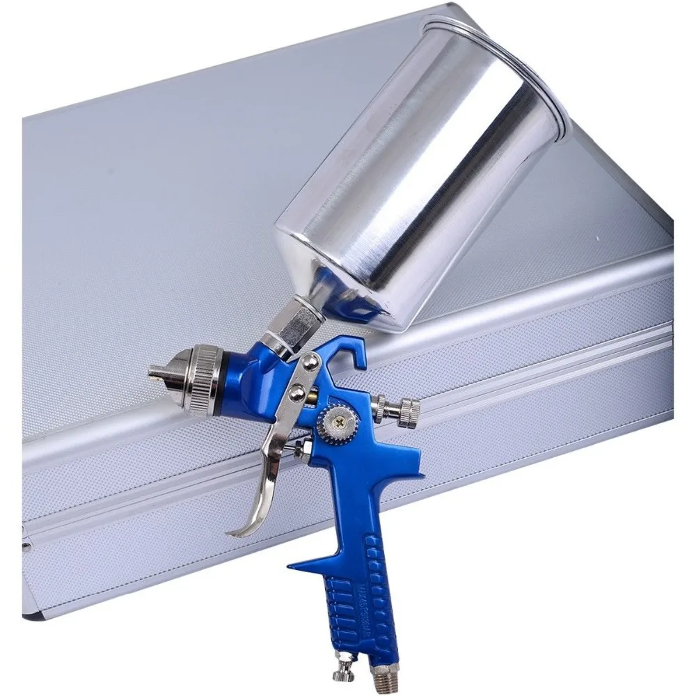 3pcs HVLP Spray Gun Mini Air Paint Guns Airbrush Kit Detail Basecoat Car Primer Clearcoat  Case