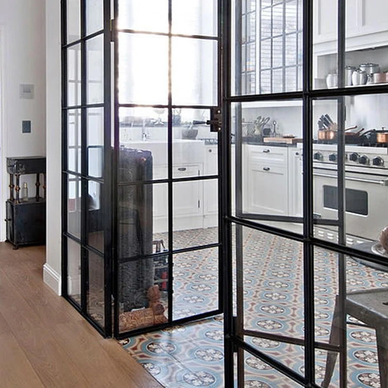 Hot Rolled Solid Steel Glass System 37 Series Custom OEM ODM Door and Window