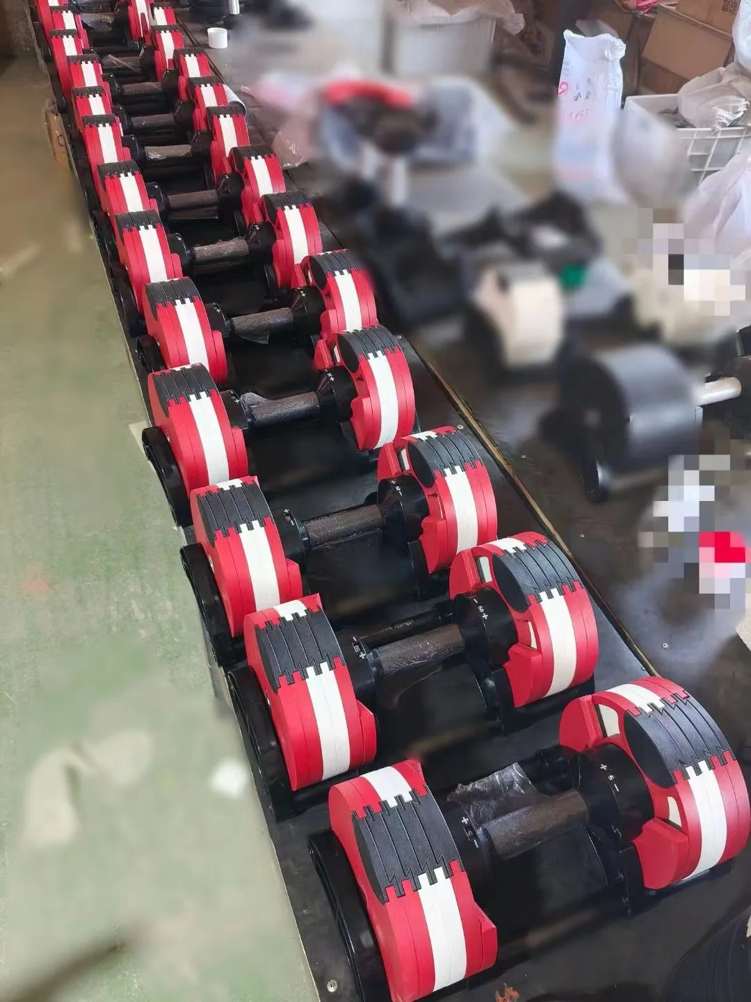 SP 36kg 40kg 45kg Adjustable Dumbbells Set Home Fitness Equipment Drop shipping body building custom adjustable weights dumbbell
