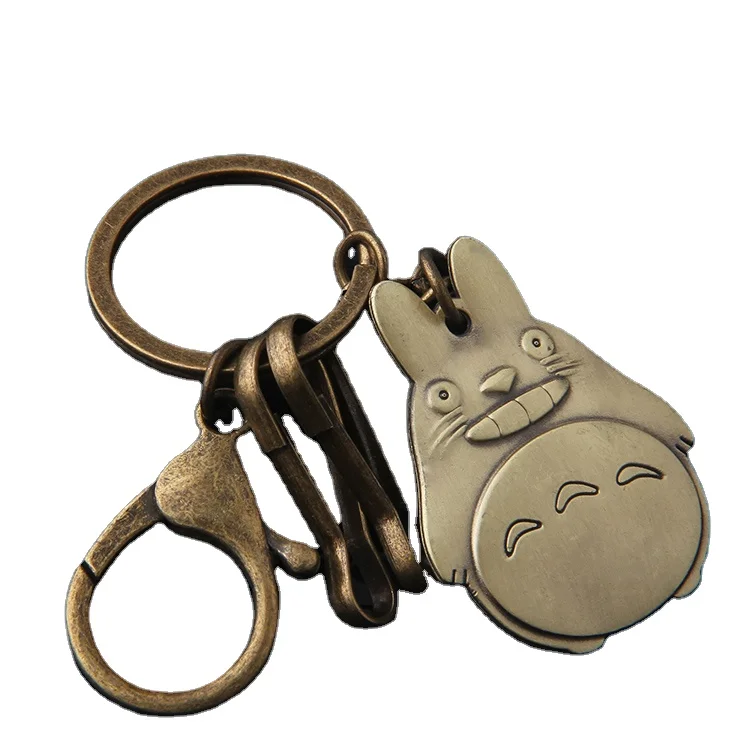 Japan Chinchilla fashion new design factory wholesale alloy cat metal keychain