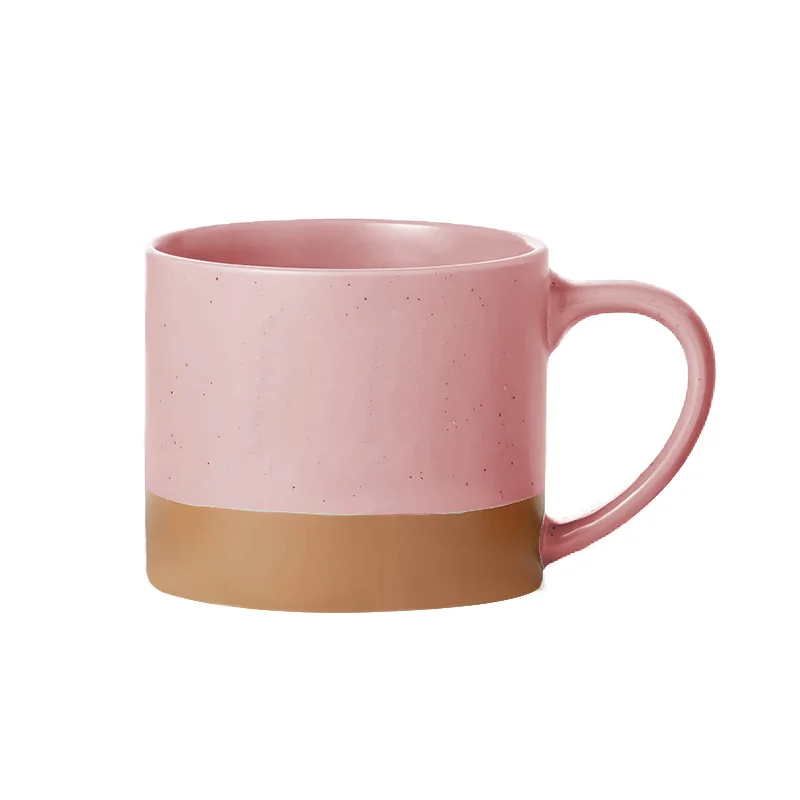 OEM  Popular Custom Custom Two Color black white gift office Ceramic Tea Cup Porcelain Drinkware Mug Cups For Coffee Shop