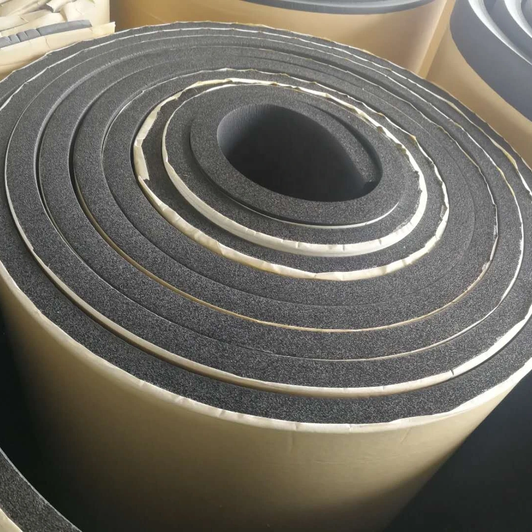 Energy saving NBR/PVC rubber and plastic insulation board for heating application