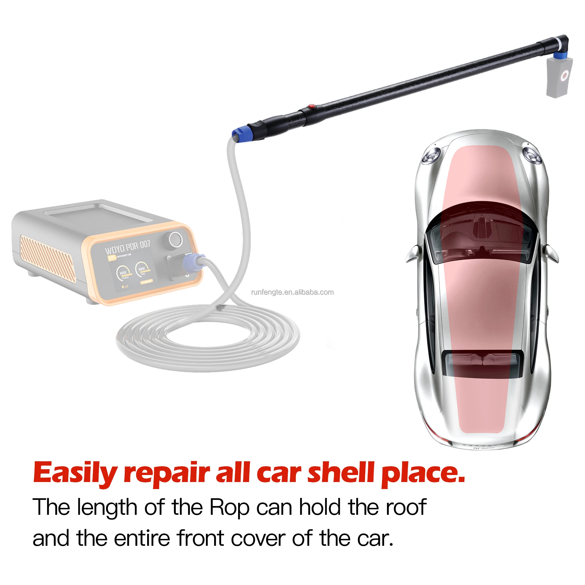 Upgrade Newesw Car Body Repair Paintless Dent Puller With Extension Rod Sheet Metal Tools Induction Heater Hotbox