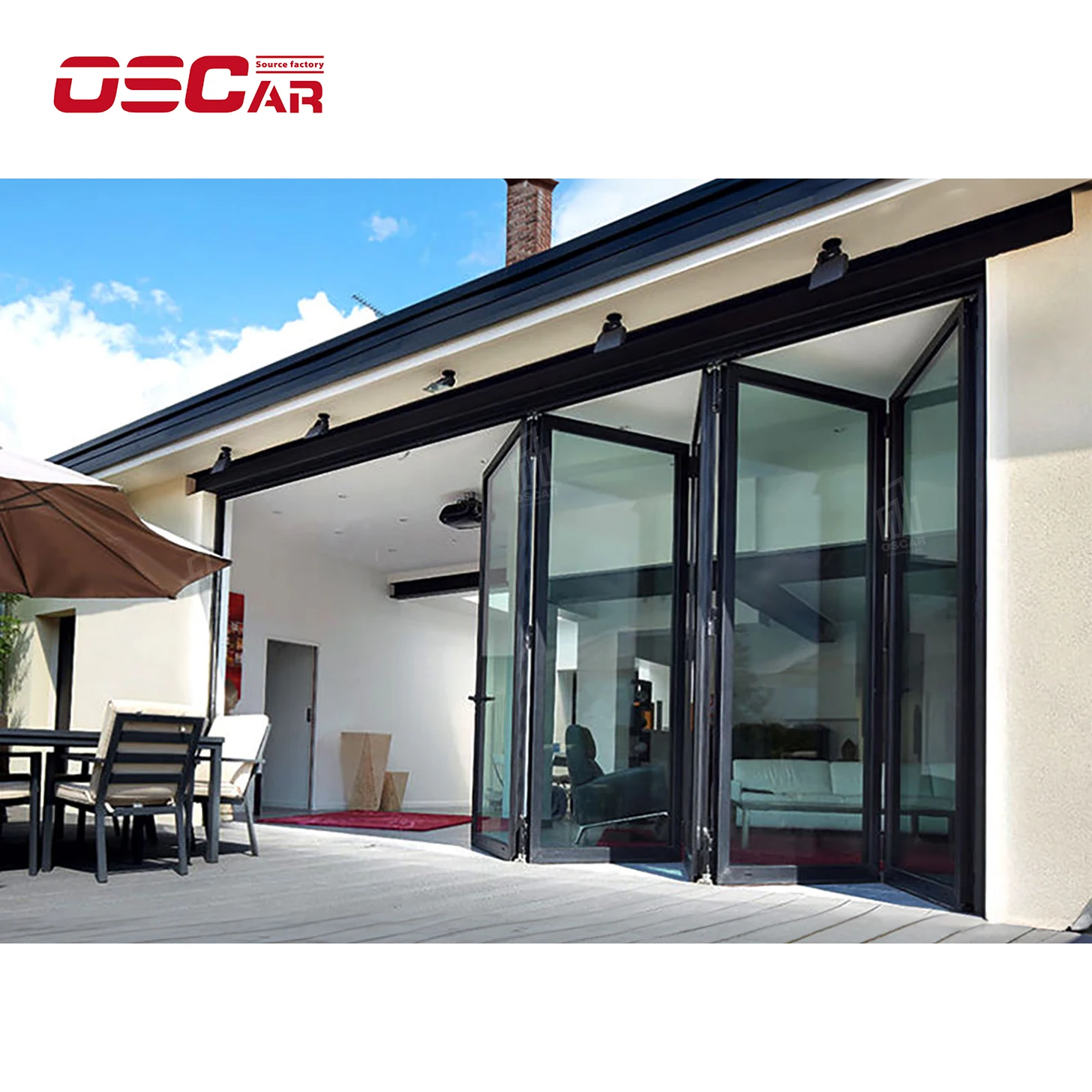 Oscaracso Glass Aluminium Door Up Accessories For Roller And Auto Pick Back Slide Handle Lock Tint Wheel Grill Design Down Slidi
