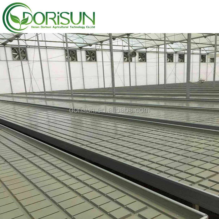 Подвижная вертикальная стойка для гидропонных теплиц, Высококачественная вращающаяся скамья