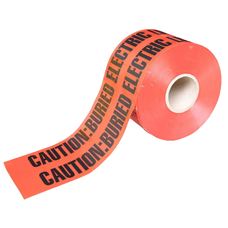 HASSUC Underground in boxes non adhesive barrier aisle triangle board danger ground pe warning tape