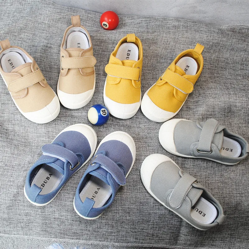 
Wholesale Nice Durable Canvas Shoes for kids Good Quality Comfortable sole children school shoes 