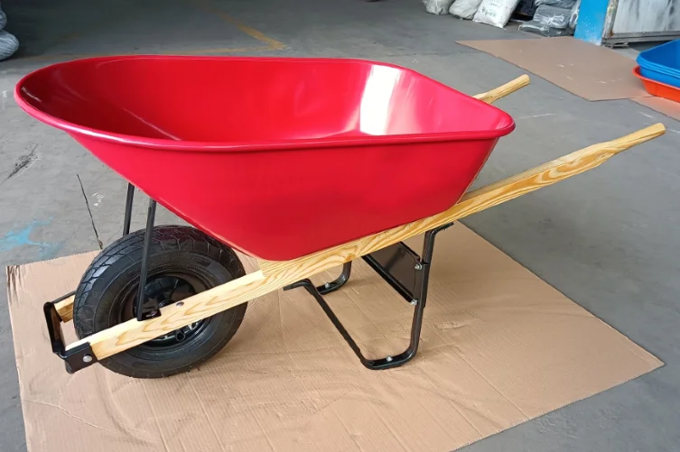 Wheel Barrow for South America Load 200kg 80L 4.00-8 inch Pneumatic Wheel heavy duty wheelbarrow