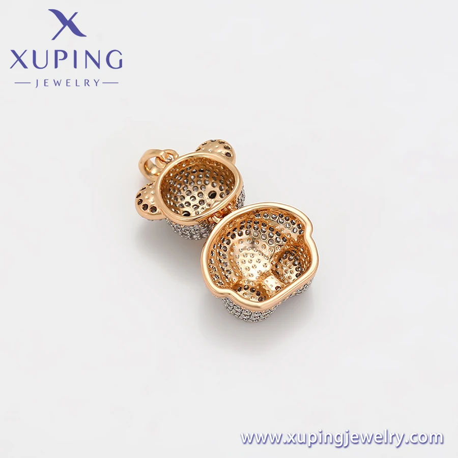 X000751129 XUPING ювелирные изделия многоцветный позолоченный кулон очаровательный медведь Модные подвески