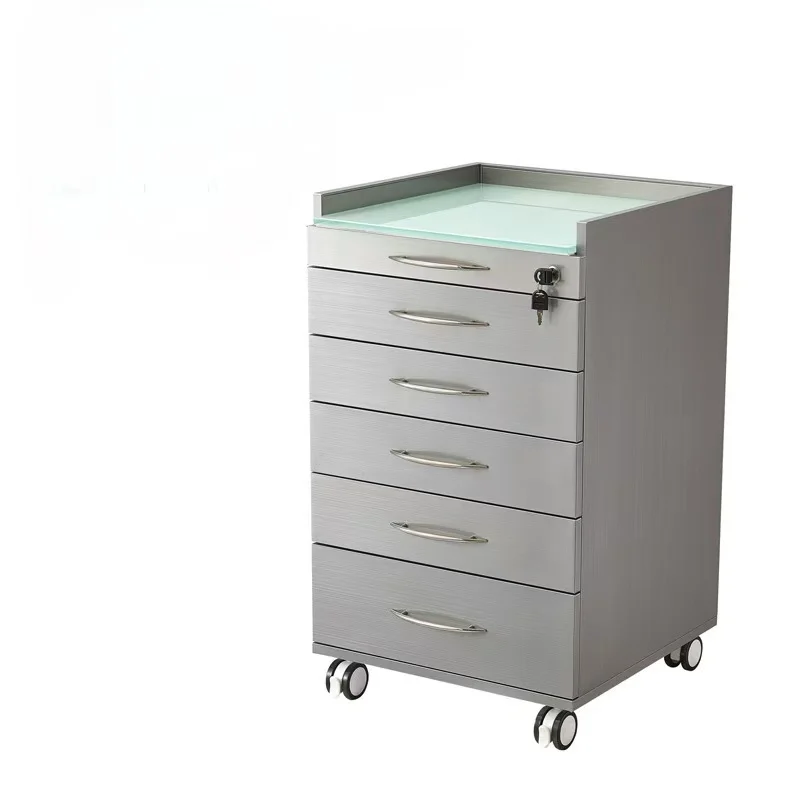 Hospital Furniture Dental Medical Side Cabinet Oral Clinic With Mobile Medical Cabinet
