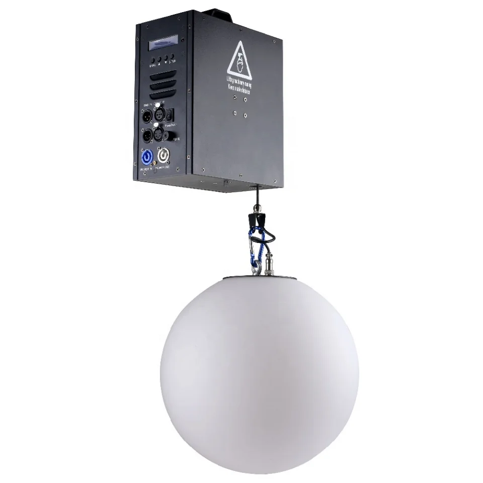 colorful rgb ball kinetic led ball light lifting sphere night club stage orbis fly