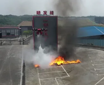 Big load capacity oil driven Factory price fire brigade use firefighting drone