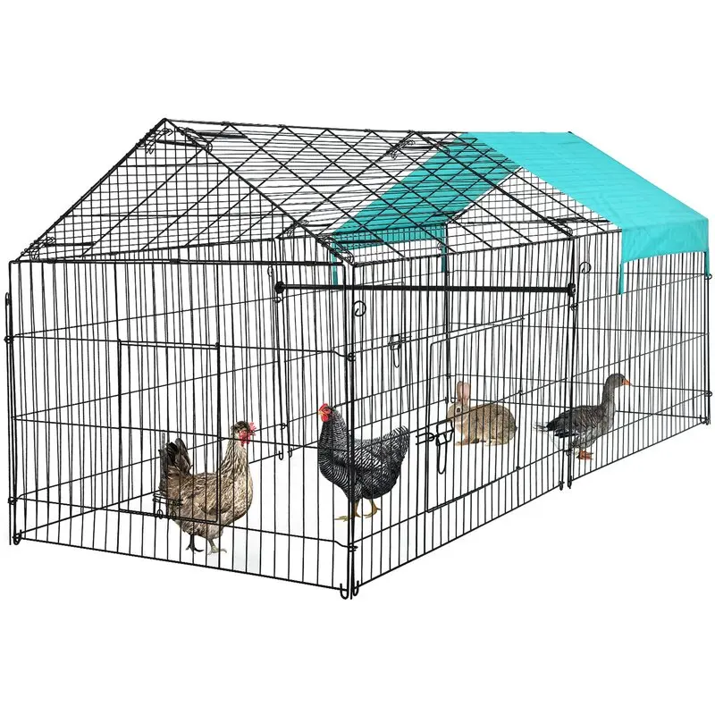 Anti-Ultraviolet Cover Outdoor Backyard Hen Run House