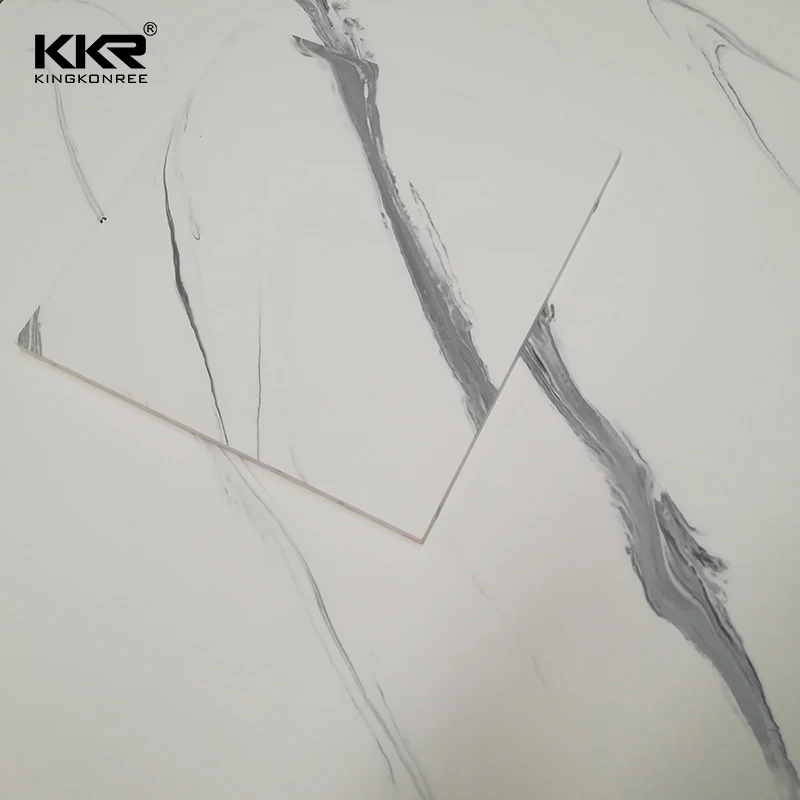 Solid Surface Manufacturer 6MM Thickness Big Slab Artificial Stone