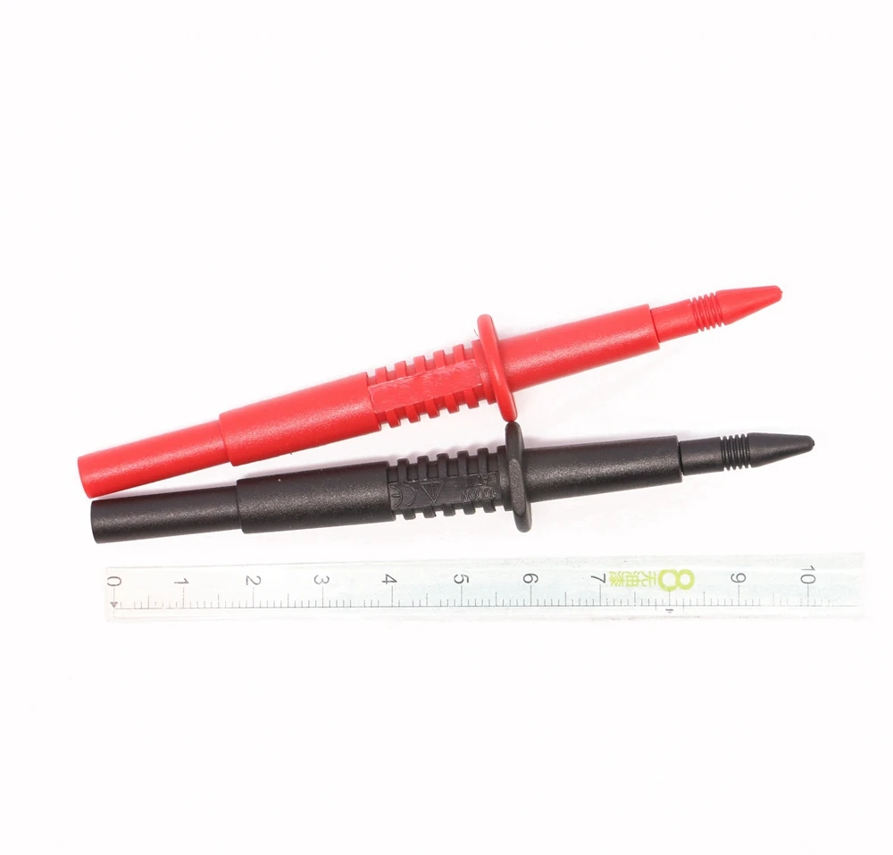 2mm diameter stainless steel pointed pencil test probe pin for multimeter 1000V 10A
