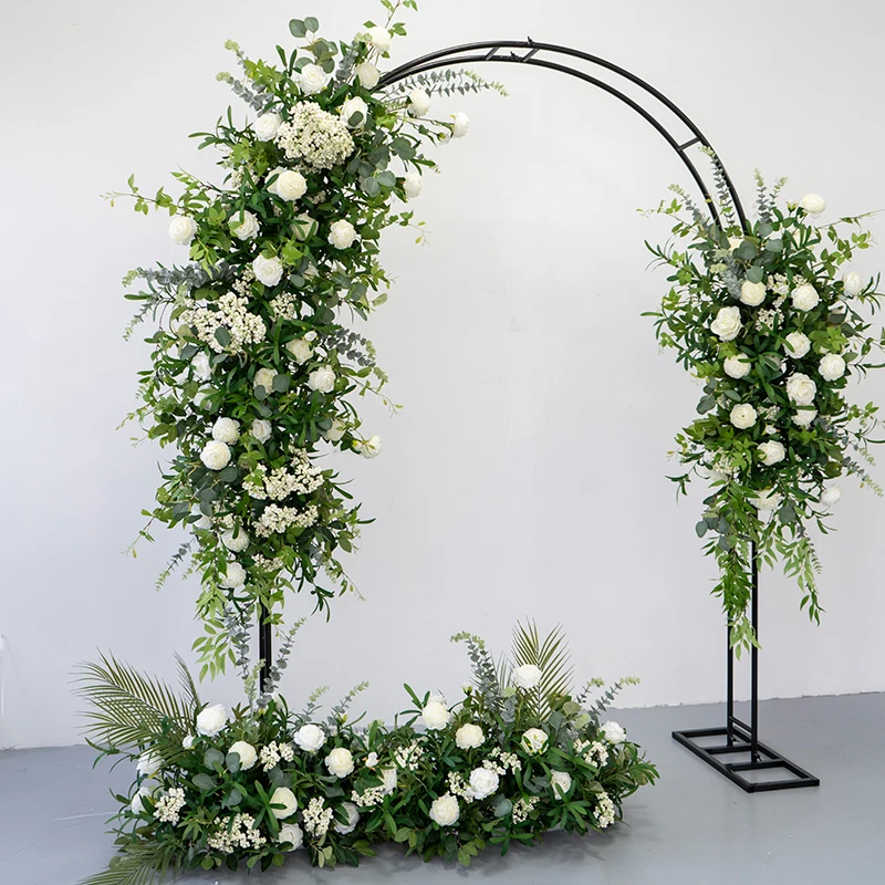 Artificial Rose With Iron Arch Wedding Decoration Artificial Plant Rose Arch