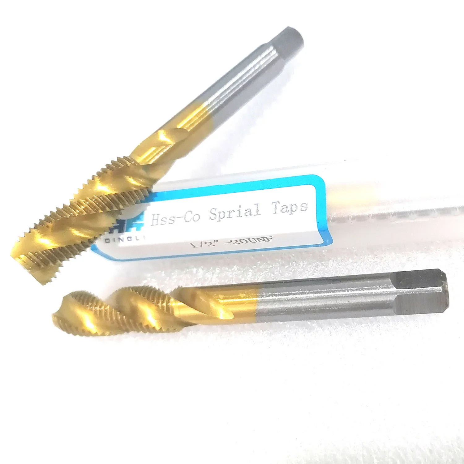DL Spiral Flute HSS Cobalt Stainless Steel Machine  screw tap Thread Tap for Steel