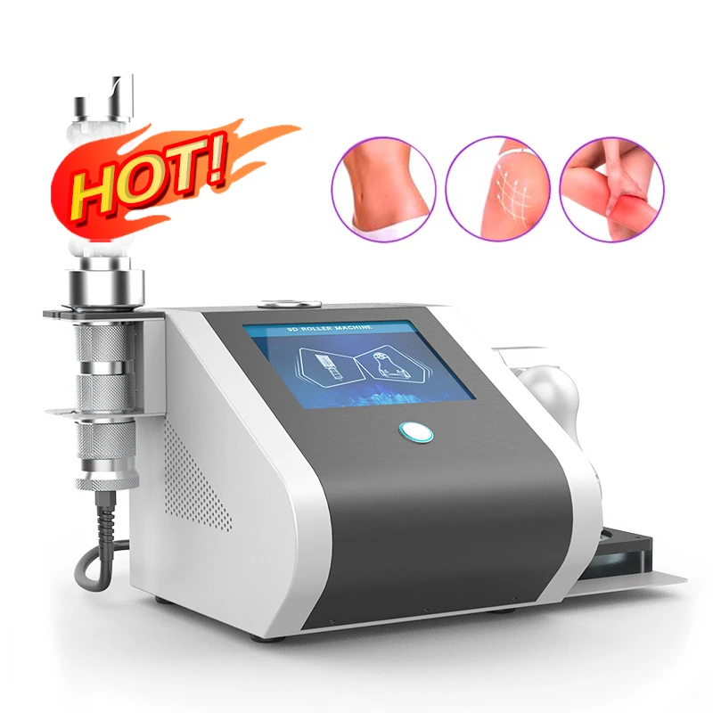 Ролик вращающийся на 360 градусов для массажа с дальним инфракрасным излучением, вакуумное всасывание, лимфатический дренаж, ролик 5d для скульптурирования тела, ролик для целлюлита