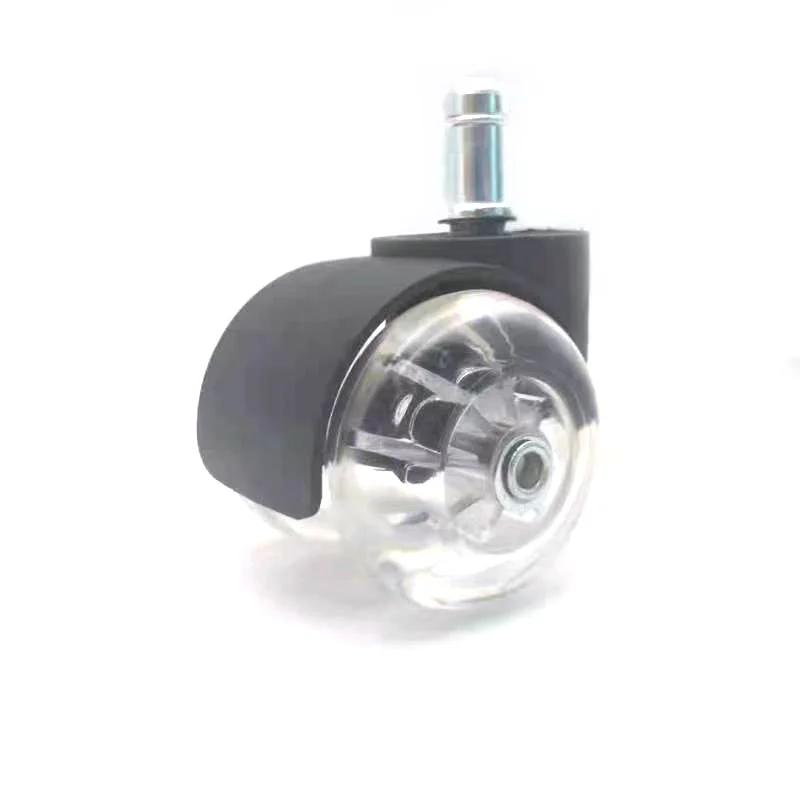 2 Inch PU Insert Rod Office Chair Swivel Caster Double Wheel for Home Office Furniture