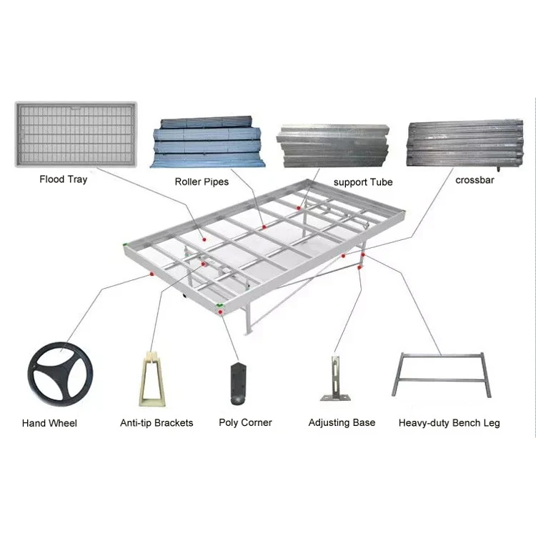  Jingyuan Commercial Greenhouse Free Samples Sliding Vertical Rolling 3x8 4X4 Hydroponics Flood