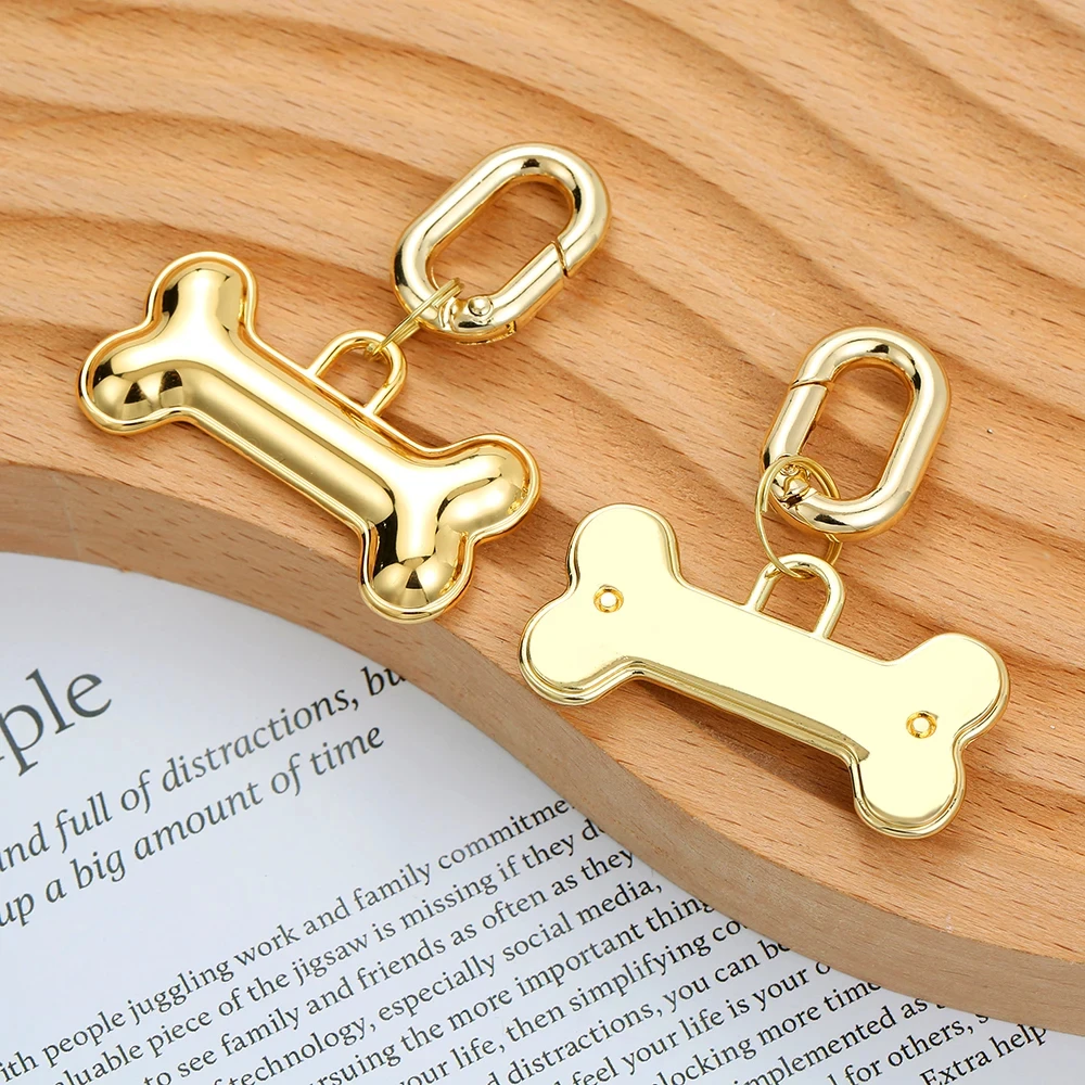 Pet Supplies Personalized Golden Luxury Free Engraving Anti-lost Collars Tag for Dogs Cats Nameplate Pet Dog Name Tag