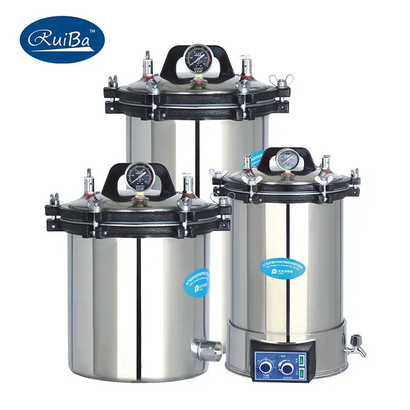 Factory Wholesale Hot Selling Portable Sterilizer 24L 18L Vertical Pressure Steam Autoclave Machine