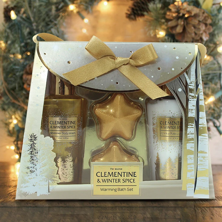Wholesale Body Lotion Bath Spa Skin Care Gift Custom Set Woman  Christmas Gift Set For Bath