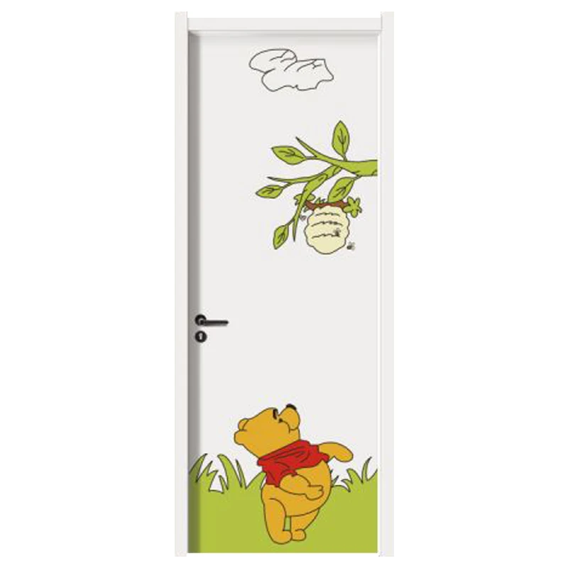 
Cheap melamine door with customized design of Chinese wooden door in 2021 