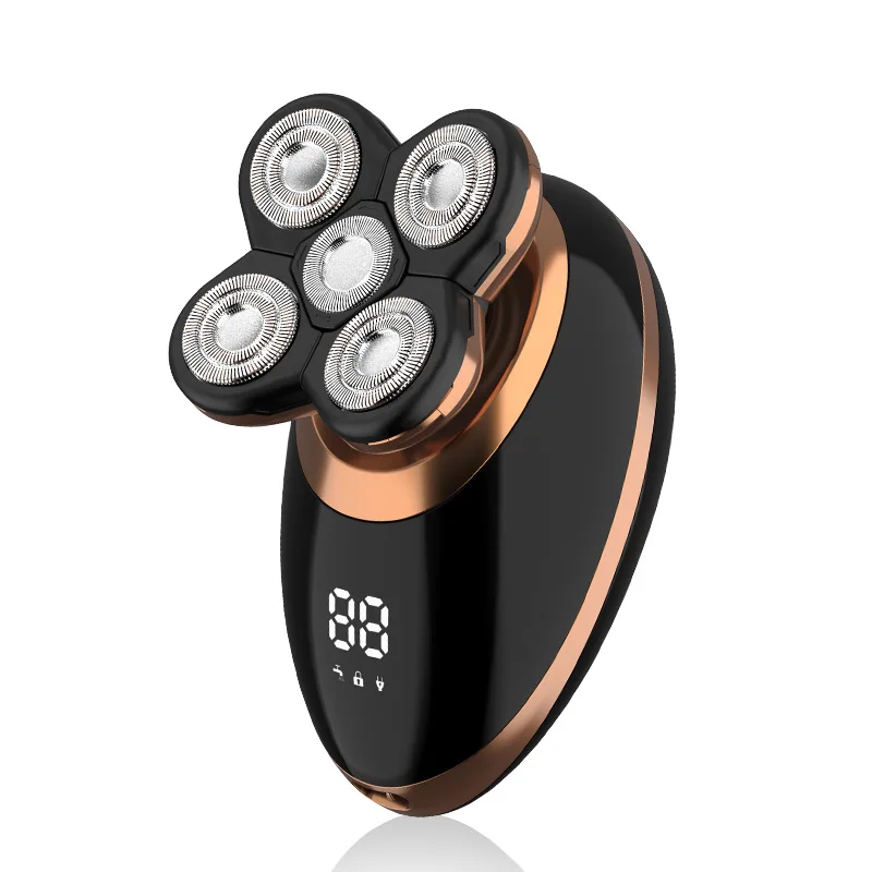 Portable Waterproof Safe Rechargeable 5 Head Face Electric Shaver Razor
