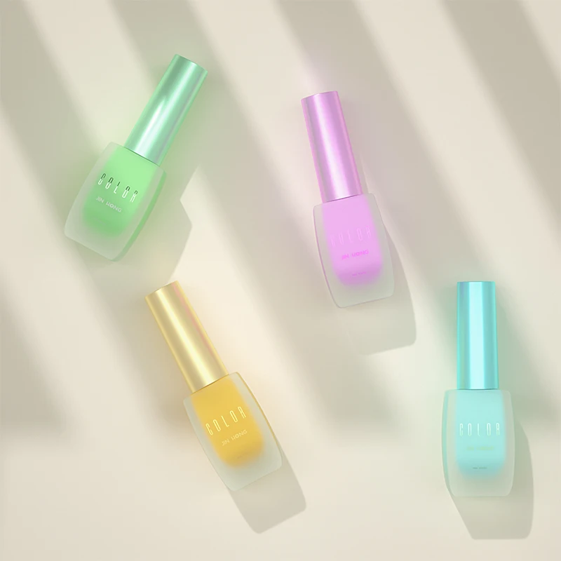 10ml custom private label low moq luxury unique nail polish bottles empty uv gel bottle with cap