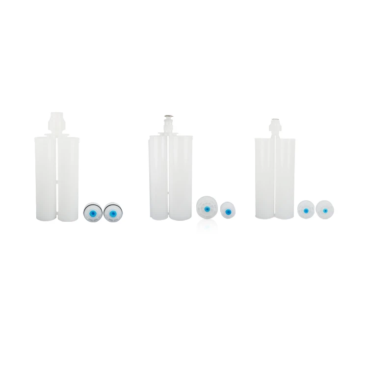 50ML 1:1/2:1/10:1 PP Plastic Double Barrel Syringe Cartridge For AB Glue Dispensing